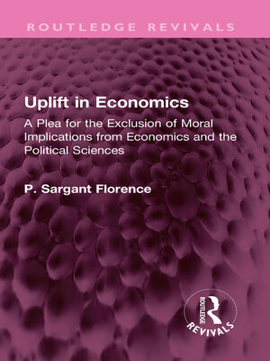 cover image of Uplift in Economics